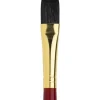 Nocturna Pro Natural Squirrel and Synthetic Brush – Flat Wash 3/4-inch Acrylic Handle