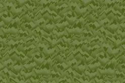 Nordic Summer Rock Cliff Tonal Meadow Green