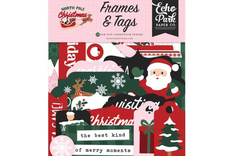 North Pole Christmas Enamel Dots