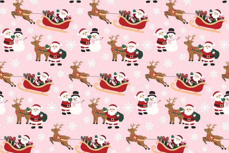 North Pole Christmas Merry Santa Claus Washi Tape