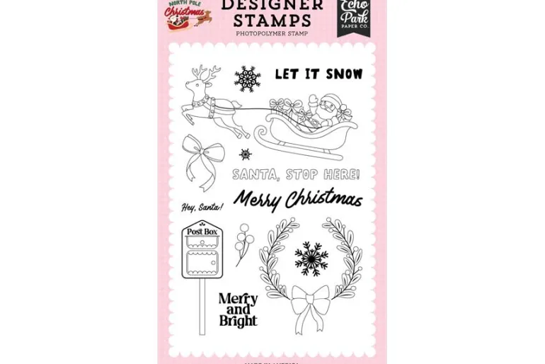 North Pole Christmas Merry Santa Claus Washi Tape