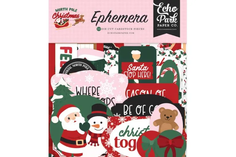 North Pole Christmas North Pole Stamps 12×12 Patterned Paper