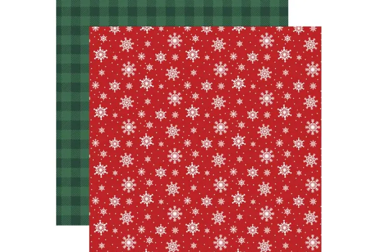 North Pole Christmas Notes To Santa 12×12 Patterned Paper