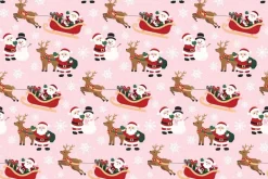 North Pole Christmas Snowflake Stripes 12×12 Patterned Paper