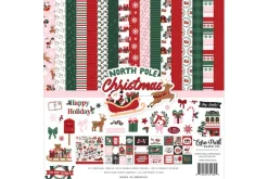 North Pole Christmas Winter Street Posts Die