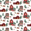 North Pole Christmas Wrapped In A Bow Stencil
