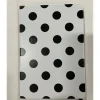 Notebook – Black and White Polka Dot