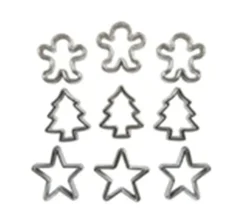 Novelty Buttons Cookie Cut Outs #4824