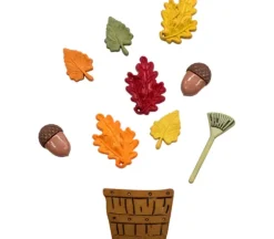 Novelty Buttons Fall Clean Up #4635