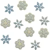 Novelty Buttons I Love Snowflakes #4794