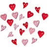 Novelty Buttons Lovely Hearts Sew Through Buttons #4467