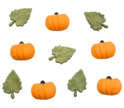 Novelty Buttons Pumpkin Harvest #4633