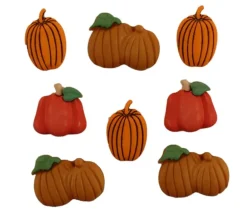Novelty Buttons Pumpkin Patch #4620