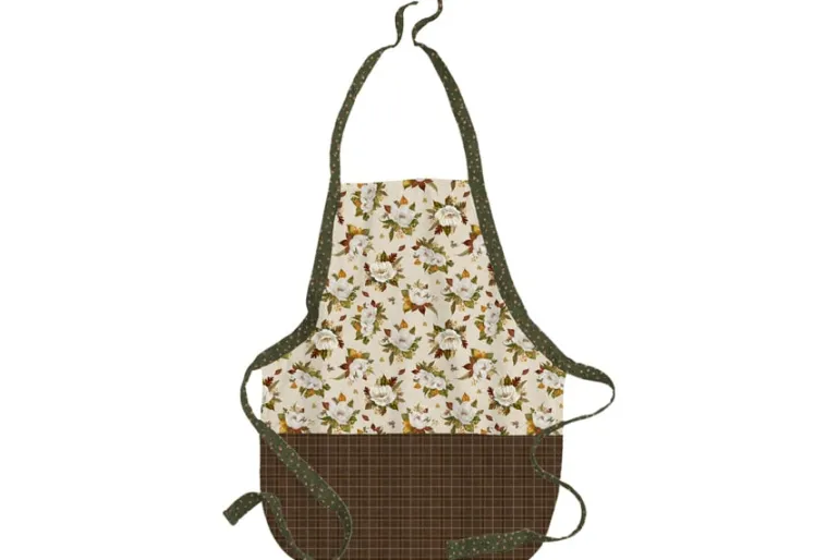 Oh My Gourd Leaves and Acorns on Cream