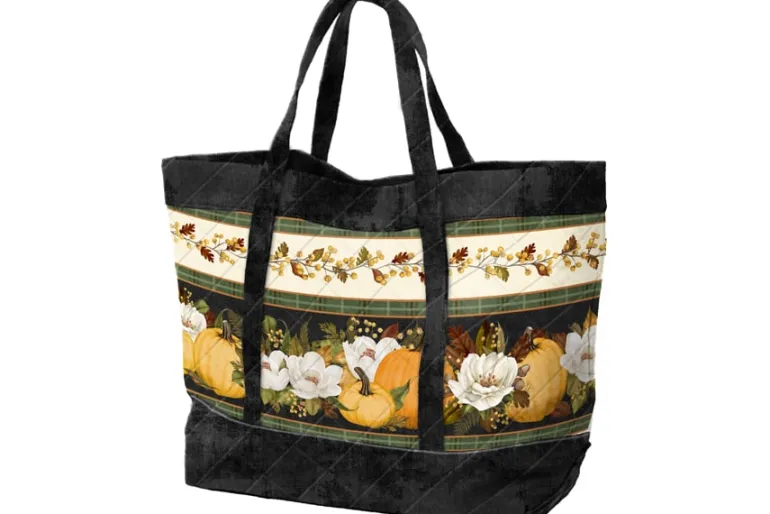 Oh My Gourd Magnolia Blooms Tossed on Cream
