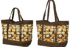 Oh My Gourd Plaid in Brown