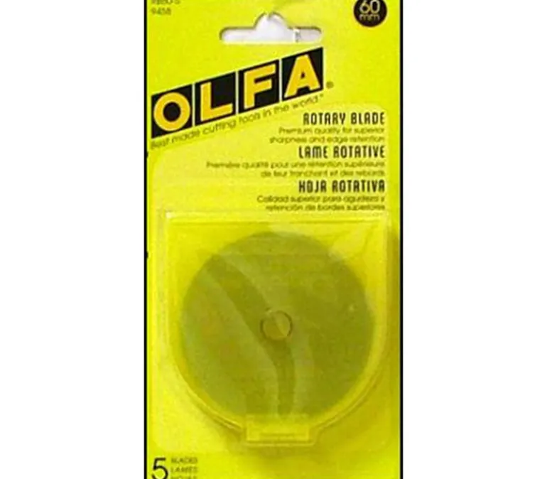 Olfa Rotary Blade – 60mm – 5 Piece