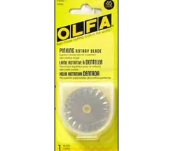 Olfa Rotary Blade – 45mm – Stainless Steel Pinking