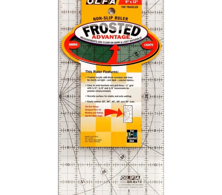 Olfa Ruler – 6-inch x 12-inch