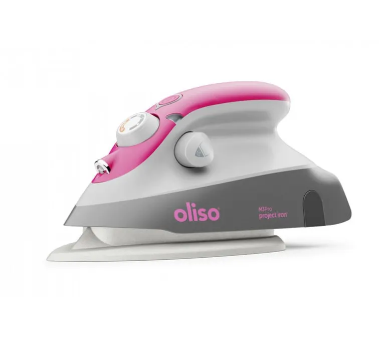 Oliso Raspberry Mini Iron with Trivet M3PRO
