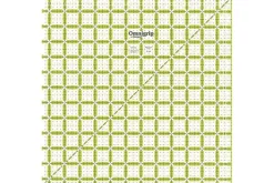 Omnigrid Omnigrip Non Slip Neon Ruler 12 1/2in x 12 1/2in Square