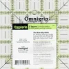 Omnigrip Ruler – Non Slip – Neon – 5-inch – Square