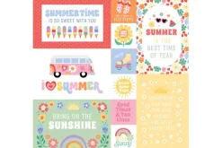 Our Groovy Summer: Always Shine Flowers 12×12 Patterned Paper