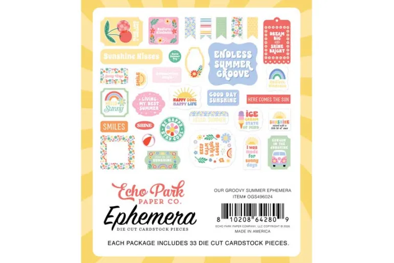 Our Groovy Summer Ephemera