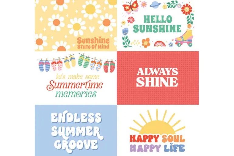 Our Groovy Summer: Multi Journaling Cards 12×12 Patterned Paper