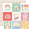 Our Groovy Summer: Roll Away Skates 12×12 Patterned Paper