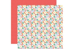 Our Groovy Summer: Roll Away Skates 12×12 Patterned Paper