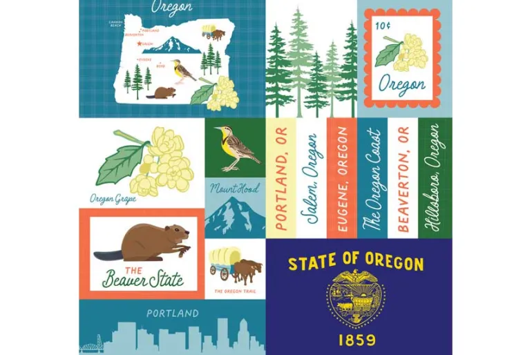 Our United States: Oregon 12×12 Patterned Paper