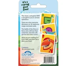 Outset Dinosaur War Card Game