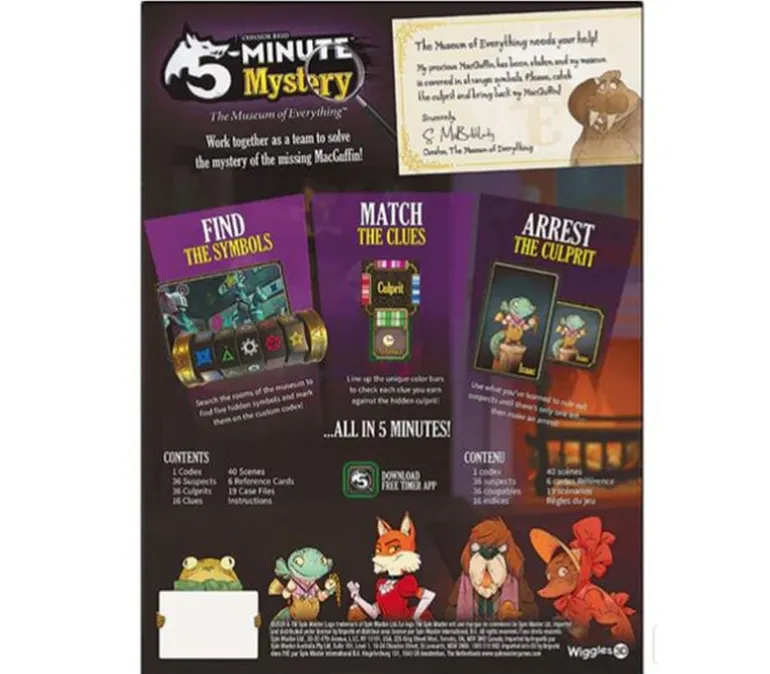 Outset 5 Minute Mystery
