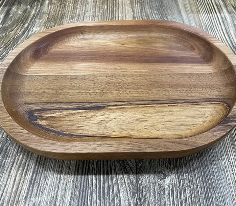 Oval Wooden Tray – Small