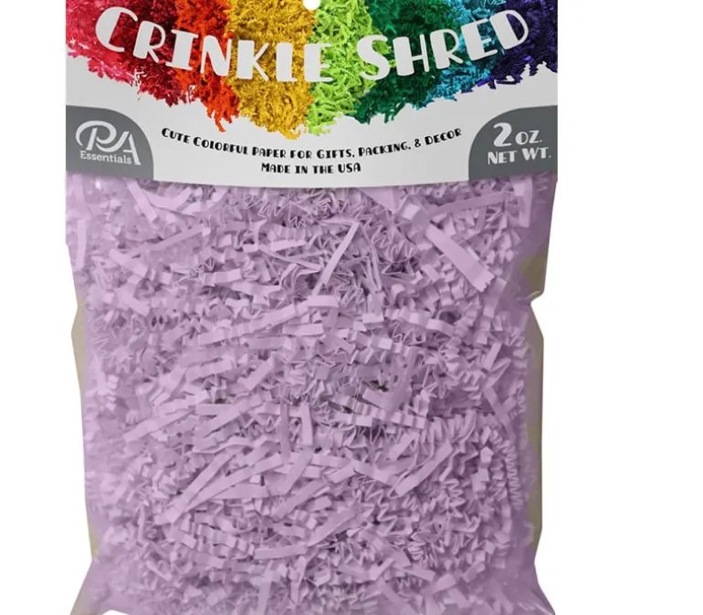 PA Essentials Crinkle Shred Bag – 2-ounce – Lavender