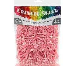 PA Essentials Crinkle Shred Bag – 2-ounce – Light Pink