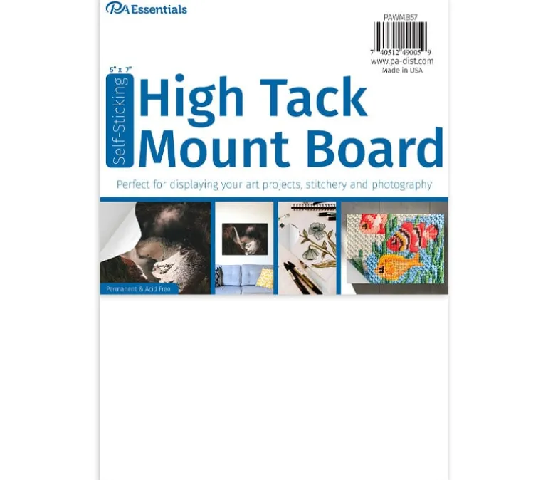 PA Essentials Mount Board – Self-Stick High Tack – 5-inch x 7-inch