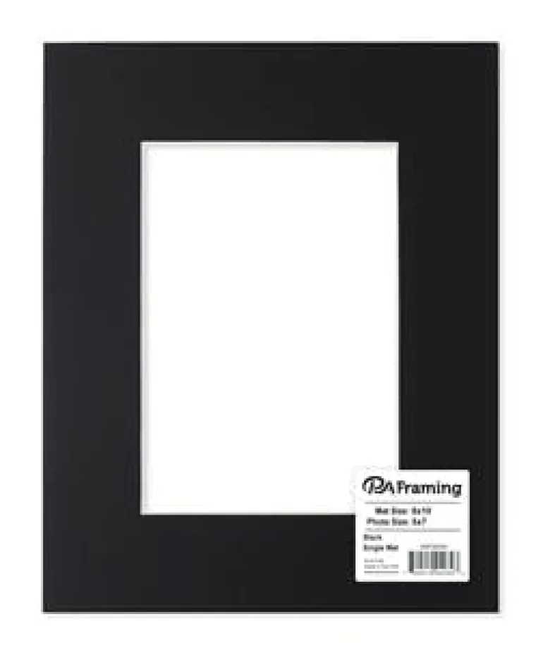 PA Framing Mat – 8×10/5×7 – Black