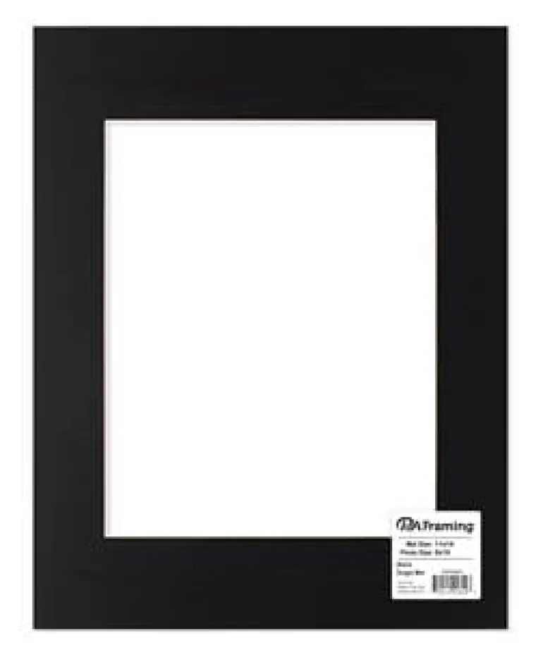 PA Framing Mat – 11×14/8×10 – Black