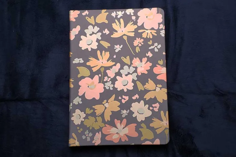 96-Page Blank Notebook – Blue Wave “Noteworthy”