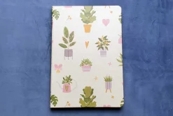 96-Page Blank Notebook – Flowers