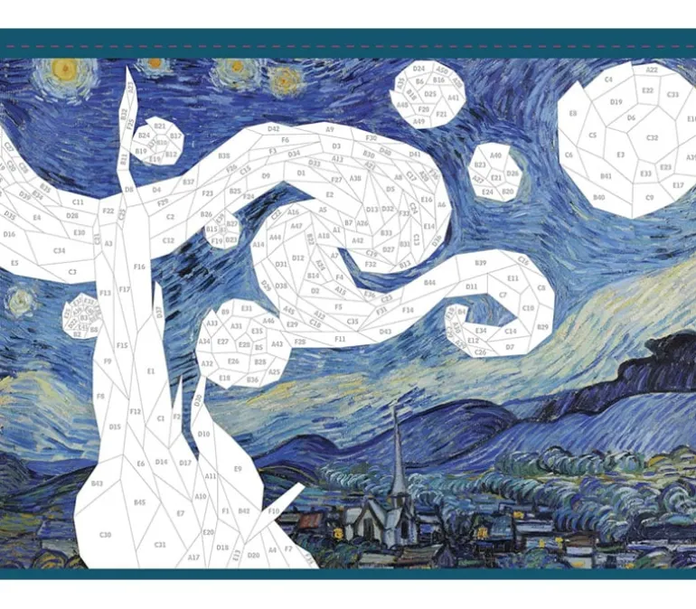 Paint by Sticker Book – Works of Art