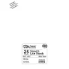PA Paper Accent Lite Stock – 8-1/2-inch x 11-inch – 60-pounds – Text – 25 Piece – White