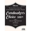 PA Paper Accents Cardmakers Choice Card and Envelope – 4-1/4-inch x 5-1/2-inch – 100-pounds – Cream – 20 Piece