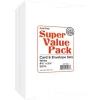 PA Paper Accents Super Value Card and Envelope Pack – 4-1/4-inch x 5-1/2-inch – 50 Piece – White