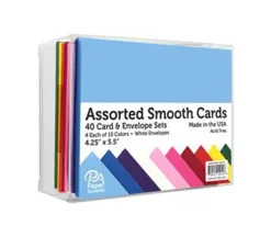 Paper Accent Cards and Envelope Set – Assorted
