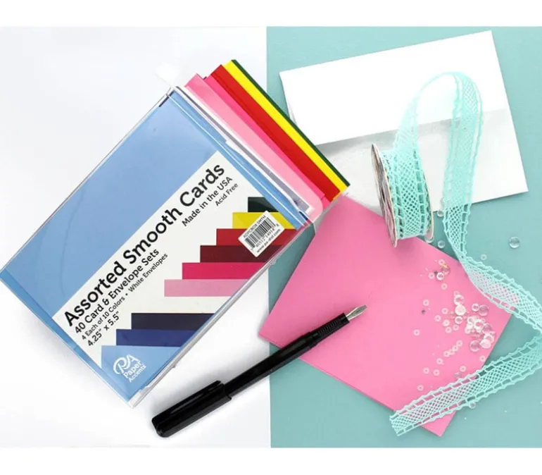Paper Accent Cards and Envelope Set – Assorted