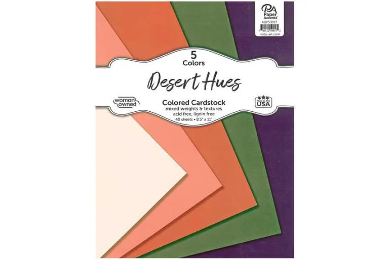 Paper Accents 8.5″x11″ Paper Pack – 40 Sheets – Vineyard