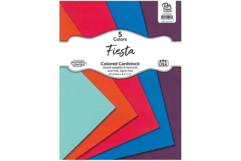 Paper Accents 8.5″x11″ Paper Pack – 40 Sheets – Pop Art